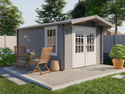 Blokhut - Tuinhuis Julia | 40 mm | vuren onbehandeld