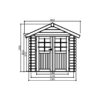 Goedkooptuinhuis Nimes S8311-F Nimes - S8311