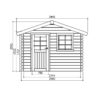 Goedkooptuinhuis Sologne S877 Sologne - S877
