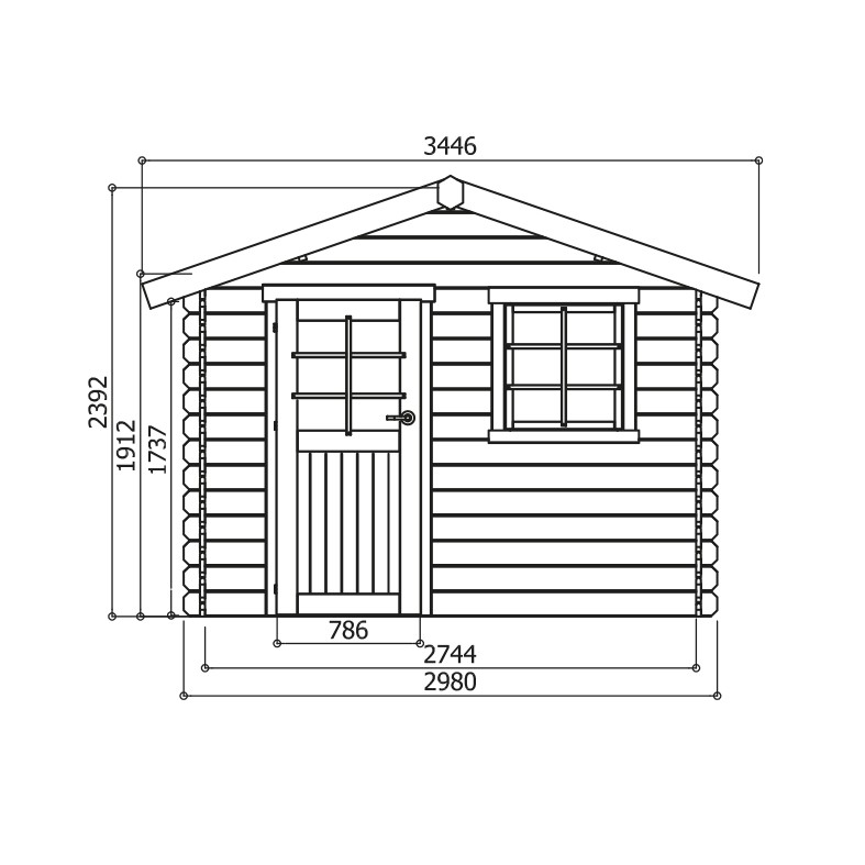 Goedkooptuinhuis Sologne S877 Sologne - S877