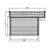 Tuinhuis Niort S8308 ZIJKANT Niort Autoclave S8308-1