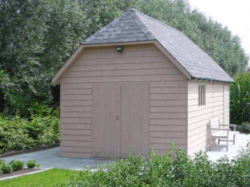 Landelijk CROFT GARAGE in diverse standaard maten