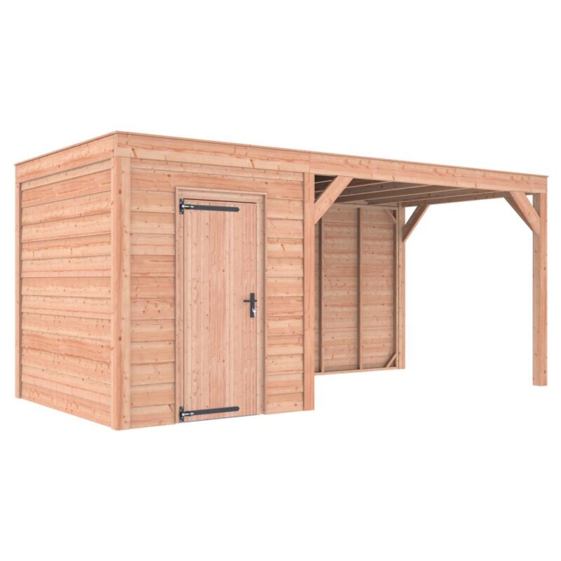 1000x_._08711615178078_C1L0-3.jpg Tuinhuis met overkapping douglas 244,8 x 545,4 x 254,9 cm asymmetrisch (228,5+278,5) Zweeds rabat onbehandeld