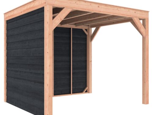 1000x_._08711615178139_C1L0-3.jpg Overkapping douglas 244,8 x 304,9 x 254,9 cm + wanden Zweeds rabat zwart