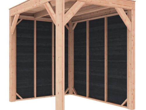 1000x_._08711615181061_C1L0-3.jpg Overkapping douglas 244,8 x 204,9 x 254,9 cm + wanden Zweeds rabat zwart