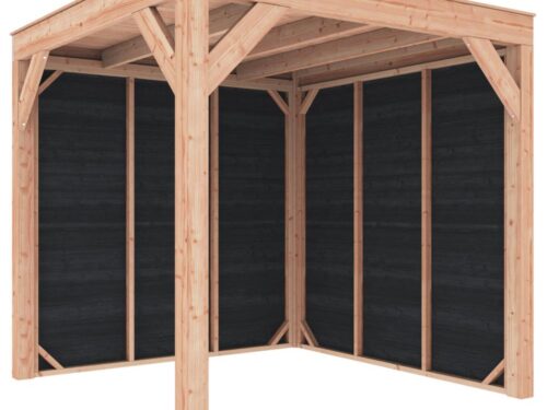 1000x_._08711615181078_C1L0-3.jpg Overkapping douglas 244,8 x 254,9 x 254,9 cm + wanden Zweeds rabat zwart