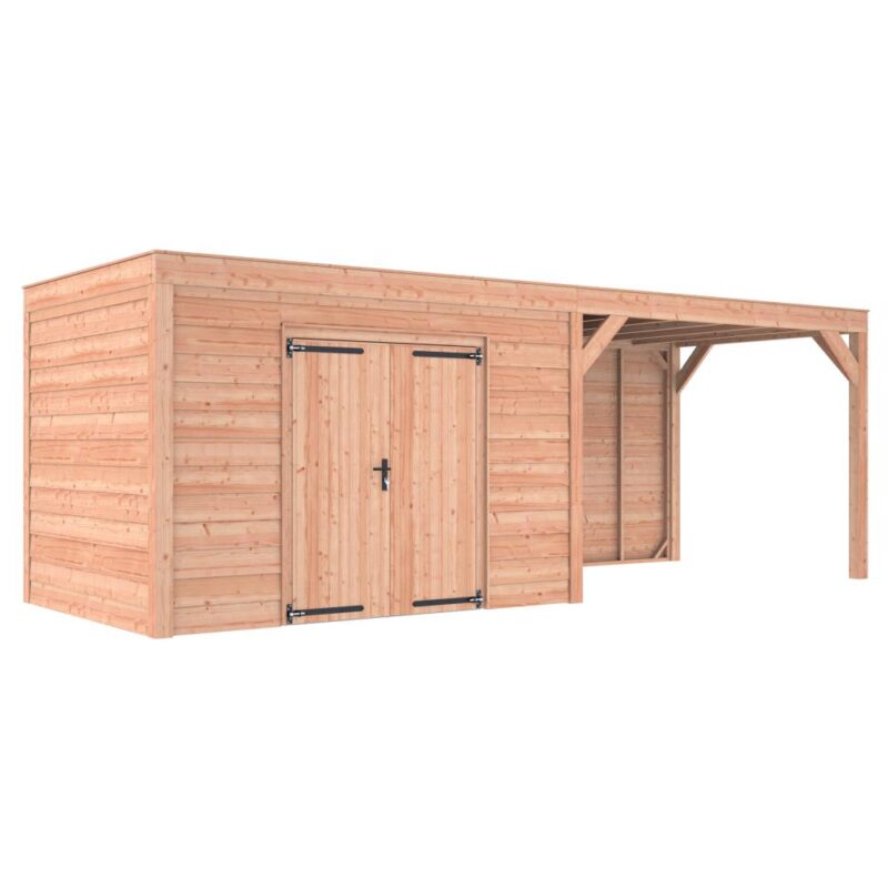 1000x_._08711615181306_C1L0-3.jpg Tuinhuis met overkapping douglas 244,8 x 695,4 x 254,9 cm Zweeds rabat onbehandeld