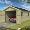 Garage Dillon 300x540 Geïmpregneerd olijfgroen