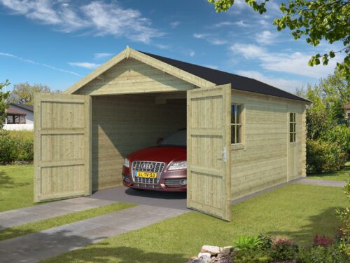 Garage Dillon 300x540 Geïmpregneerd olijfgroen