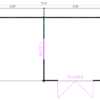 3031 Z grondplan Blokhut 3031Z