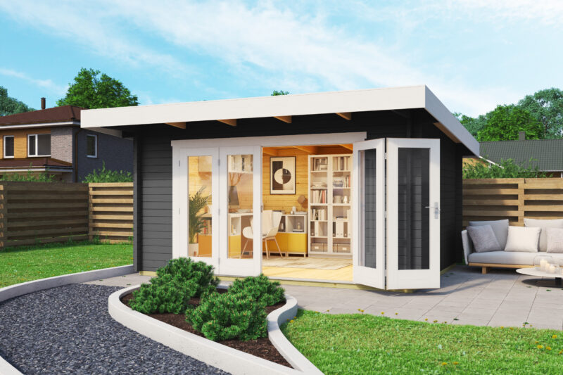 4425502 + 9903200 Sussex 1 + Bifold Door sfeer donkergrijs Sussex 1 + Bifold Door 2600X1957