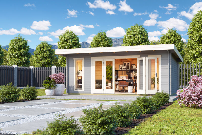4425602 + 4425602 Sussex 2 + Bifold Door sfeer lichtgrijs Sussex 2 + Bifold Door 2600X1957