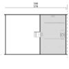 44543 Murano 3 plattegrond 2 Murano 3 Set