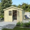 Blokhut Norah 275x380 Onbehandeld vuren
