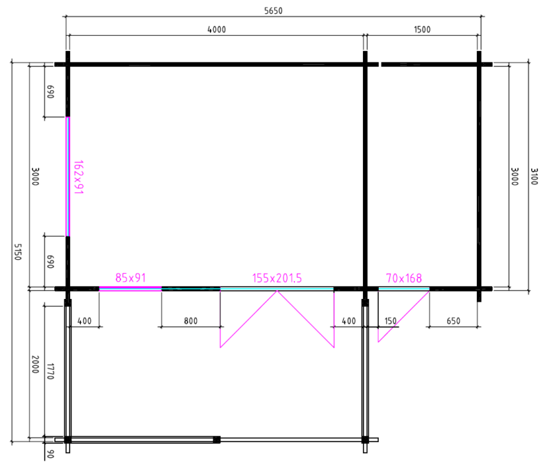4x3+2z-grondplan 4×3+2Z