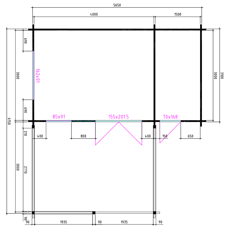 4x3+3z-grondplan 4×3+3Z