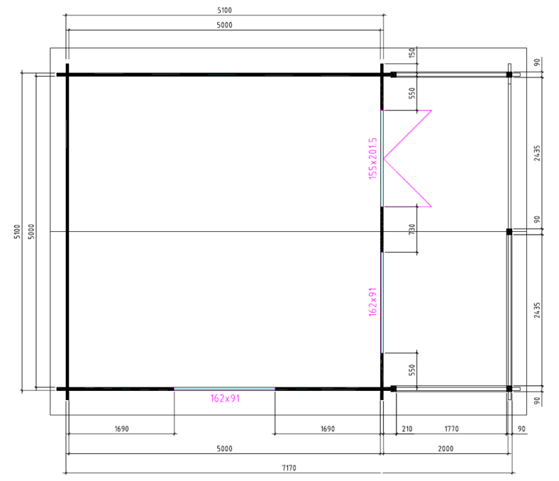 5X5+2-GRONDPLAN 5×5+2