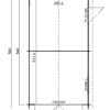 Garage Dillon 300x540 Onbehandeld vuren