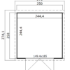 Blokhut Kibo 3 250x250 Gespoten Platinum Grey