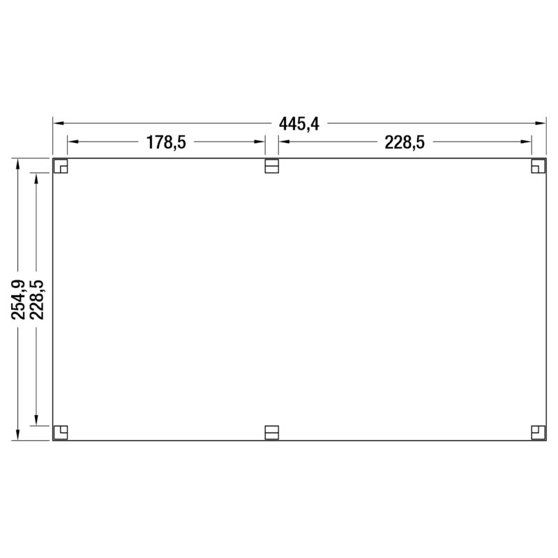 Douglas Overkapping 244,8 x 445,4 x 254,9 cm