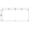 Douglas Overkapping 244,8 x 595,4 x 254,9 cm