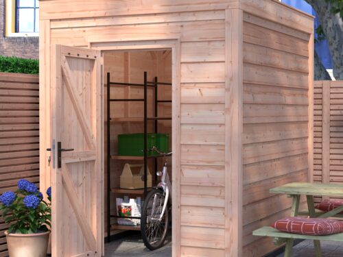 Tuinhuis douglas 244,8 x 204,9 x 254,9 cm Zweeds rabat onbehandeld
