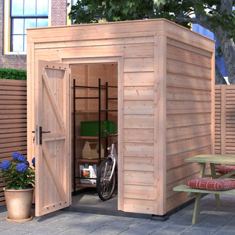 Tuinhuis douglas 244,8 x 204,9 x 254,9 cm Zweeds rabat onbehandeld