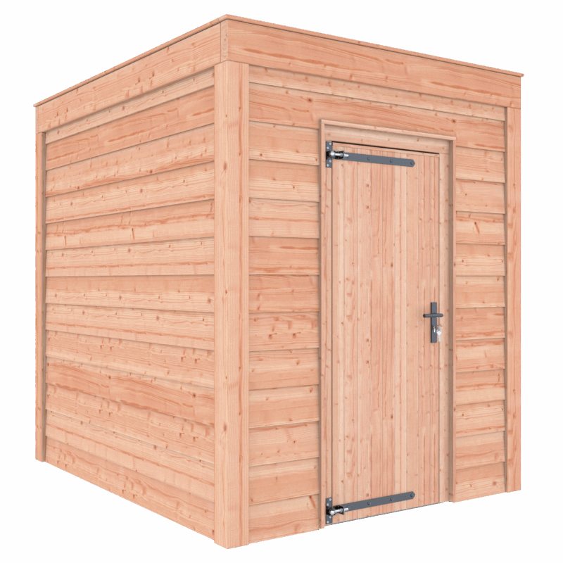 Tuinhuis douglas 244,8 x 204,9 x 254,9 cm Zweeds rabat onbehandeld