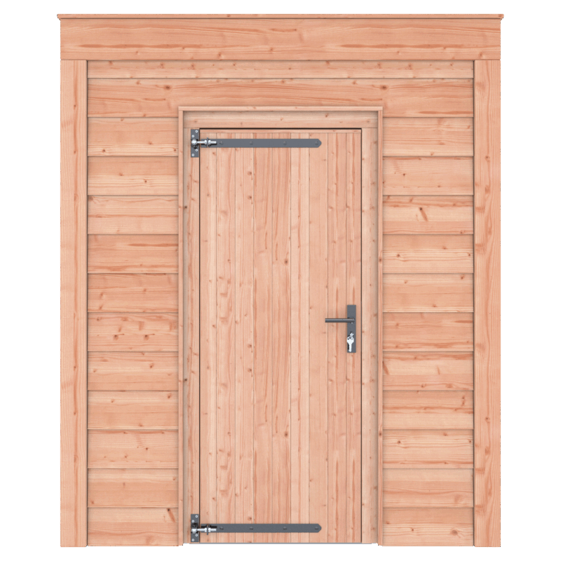 Tuinhuis douglas 244,8 x 204,9 x 254,9 cm Zweeds rabat onbehandeld