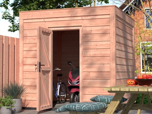 Tuinhuis douglas 244,8 x 254,9 x 254,9 cm Zweeds rabat onbehandeld