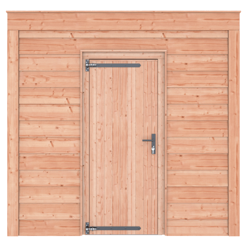 Tuinhuis douglas 244,8 x 254,9 x 254,9 cm Zweeds rabat onbehandeld