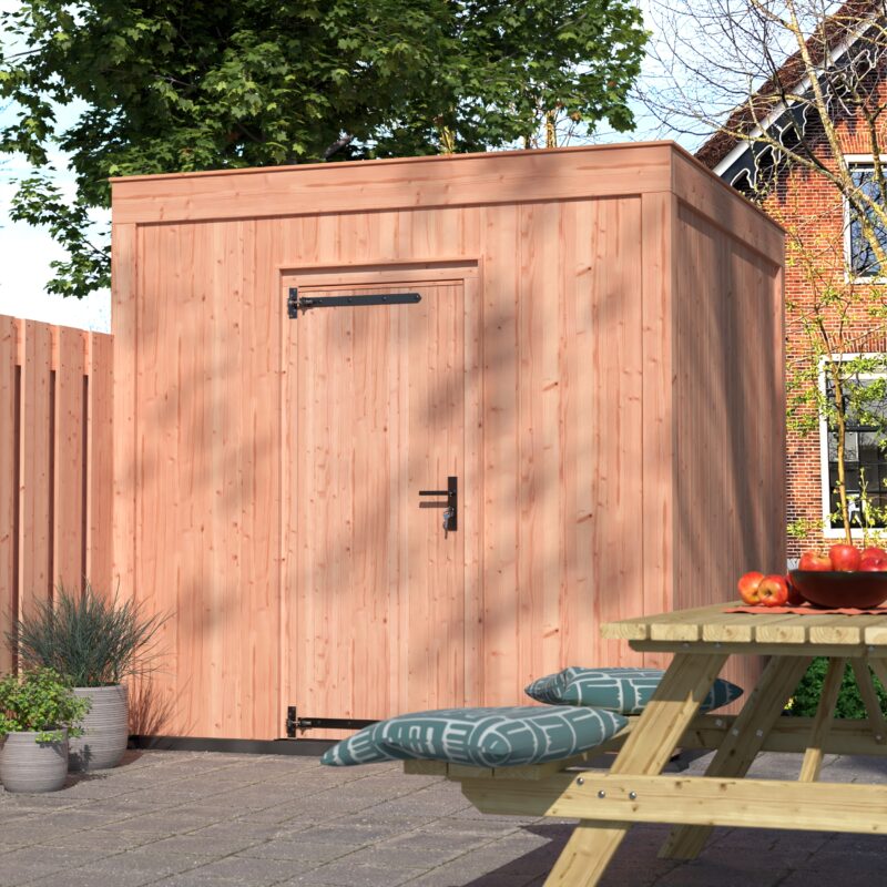 Tuinhuis douglas 244,8 x 254,9 x 254,9 cm halfhouts rabat onbehandeld