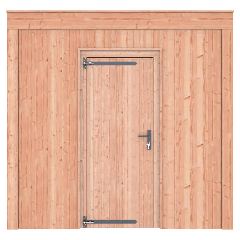 Tuinhuis douglas 244,8 x 254,9 x 254,9 cm halfhouts rabat onbehandeld