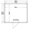 Tuinhuis douglas 244,8 x 304,9 x 254,9 cm halfhouts rabat onbehandeld
