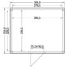 Tuinhuis douglas 244,8 x 304,9 x 254,9 cm Zweeds rabat onbehandeld