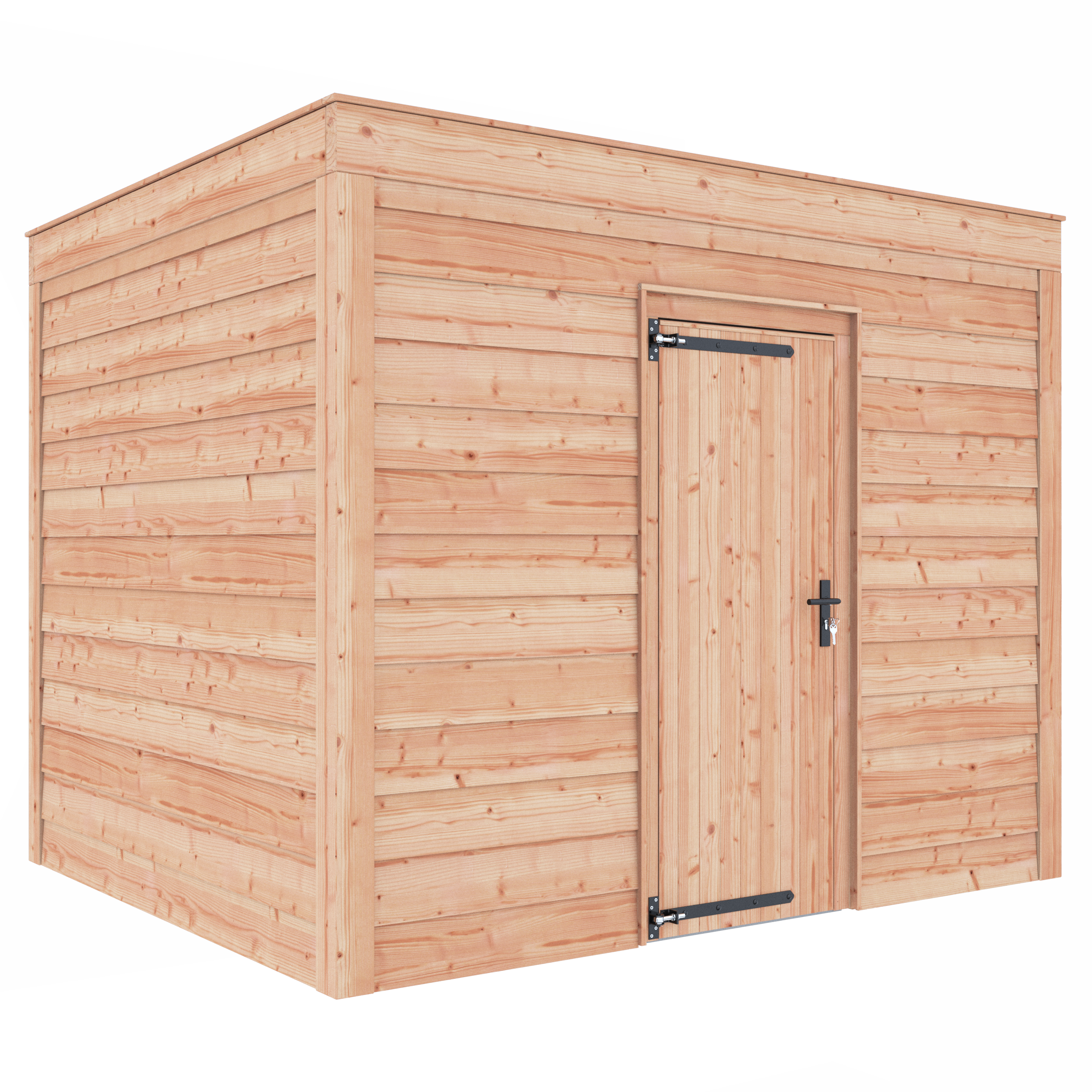 Tuinhuis douglas 244,8 x 304,9 x 254,9 cm Zweeds rabat onbehandeld