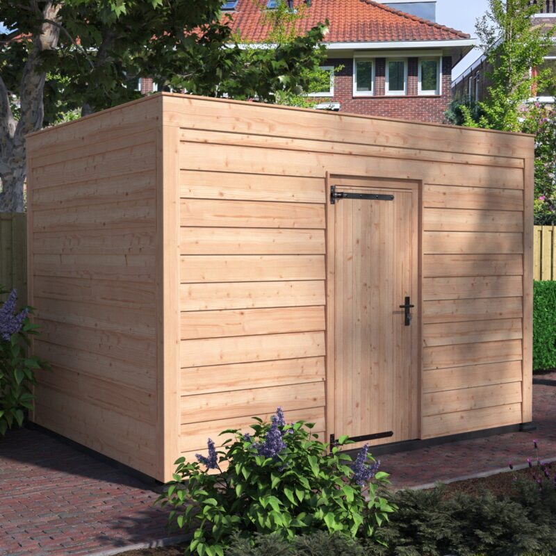 Tuinhuis douglas 244,8 x 354,9 x 254,9 cm Zweeds rabat onbehandeld