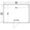 Tuinhuis douglas 244,8 x 354,9 x 254,9 cm halfhouts rabat onbehandeld