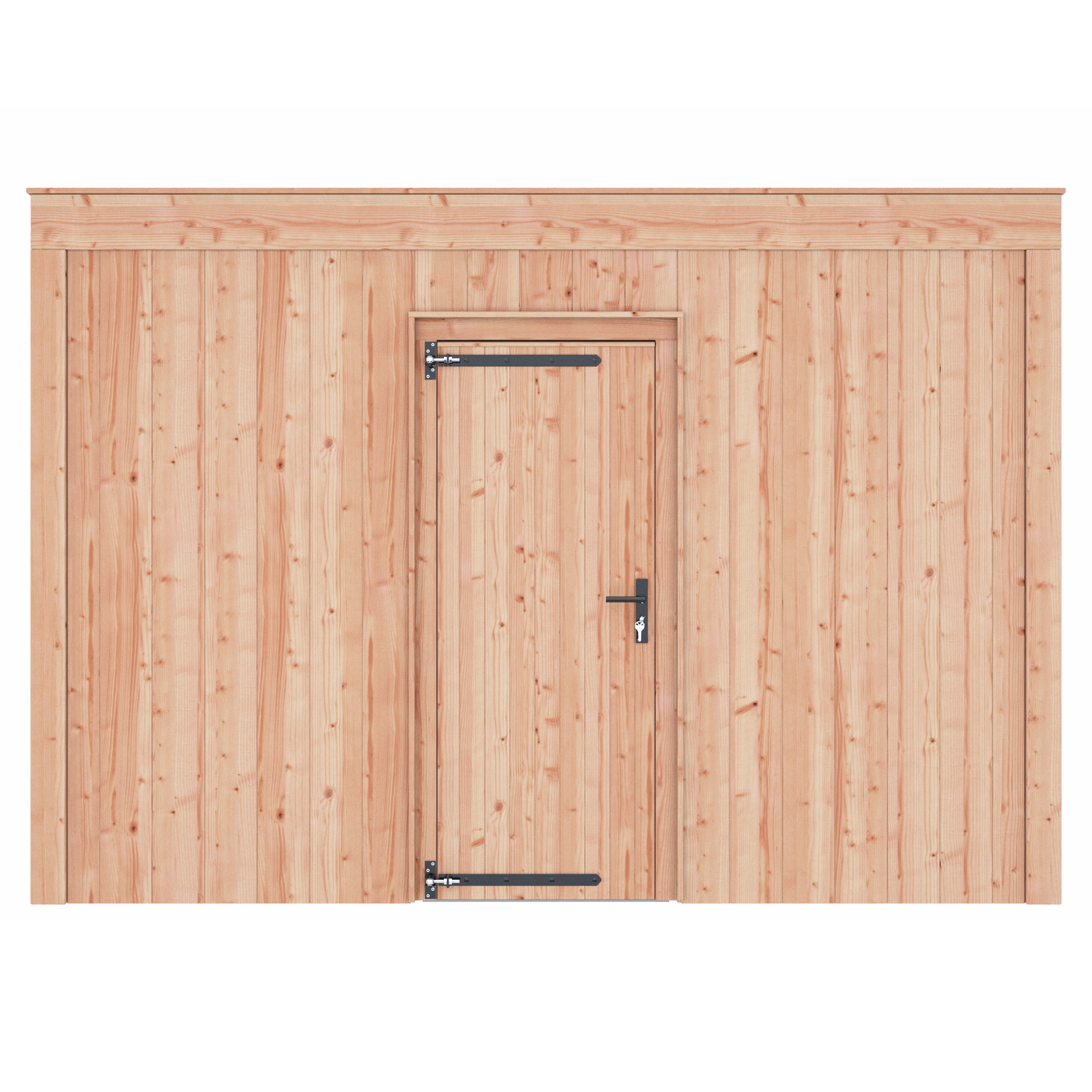 Tuinhuis douglas 244,8 x 354,9 x 254,9 cm halfhouts rabat onbehandeld
