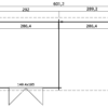 Blokhut met overkapping Orlando 581x292 Onbehandeld vuren
