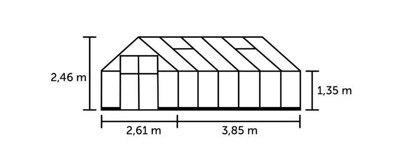 Qube 812, zwart gecoat