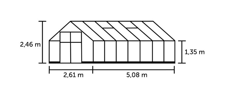 Qube 816, zwart gecoat