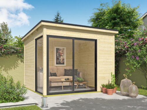Blokhut Julia 295x295 Onbehandeld vuren