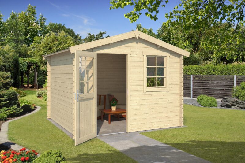Blokhut Nina 275x230 Onbehandeld vuren