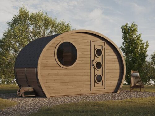 Barrelsauna Oval 195