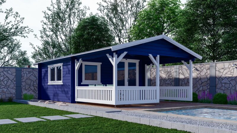 Goedkooptuinhuis 5x4+3 5×4+3