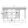 Goedkooptuinhuis Larvik S8221-F Larvik - S8221