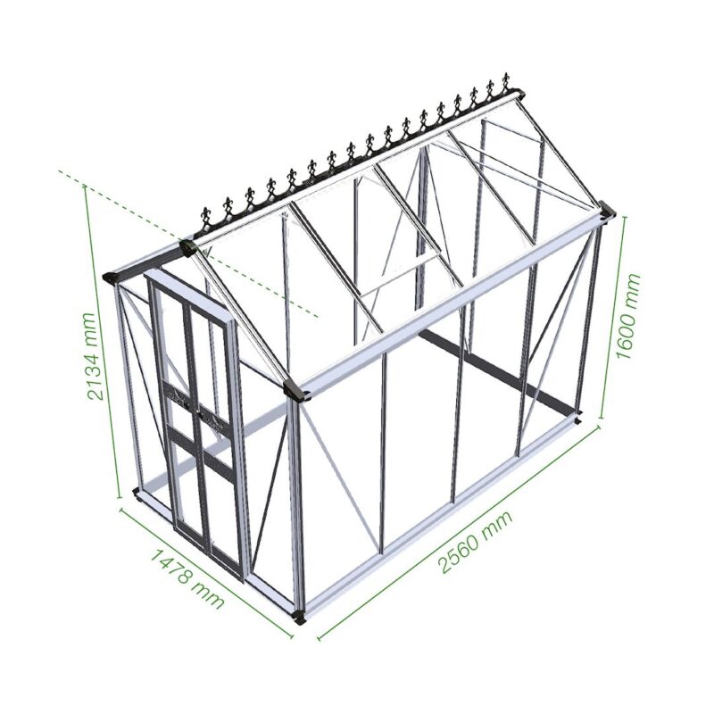 Hobbykas birdlip-84-tekening Birdlip 48, zwart gecoat