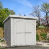 Blokhut Sara 200x250 Gespoten Platinum Grey