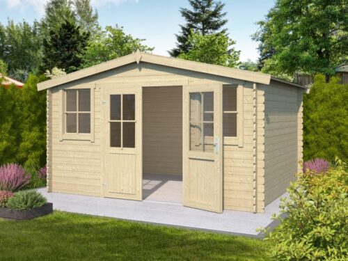 Blokhut Dallas 376x292 Onbehandeld vuren
